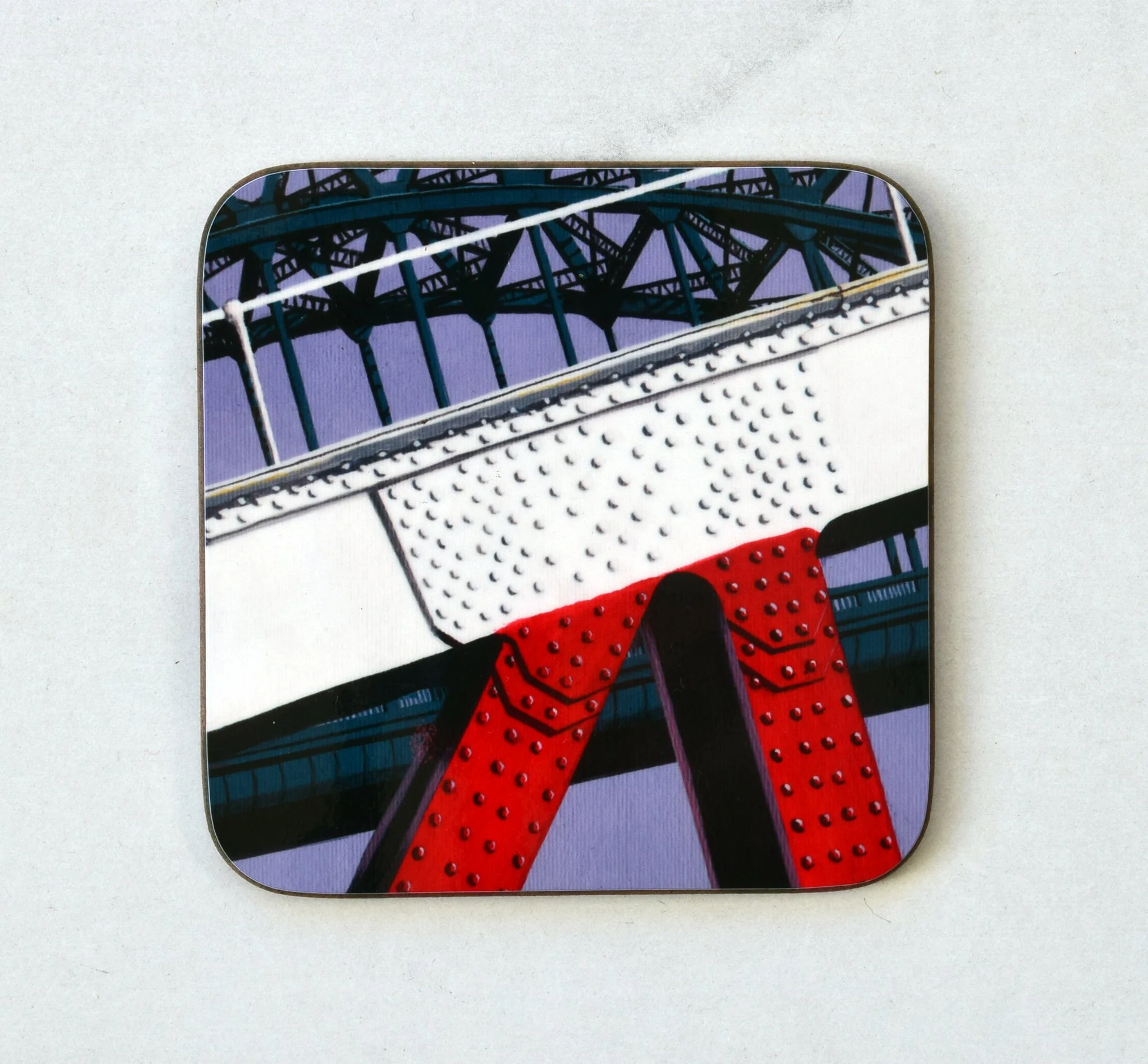 Swing Tyne, printed art coaster