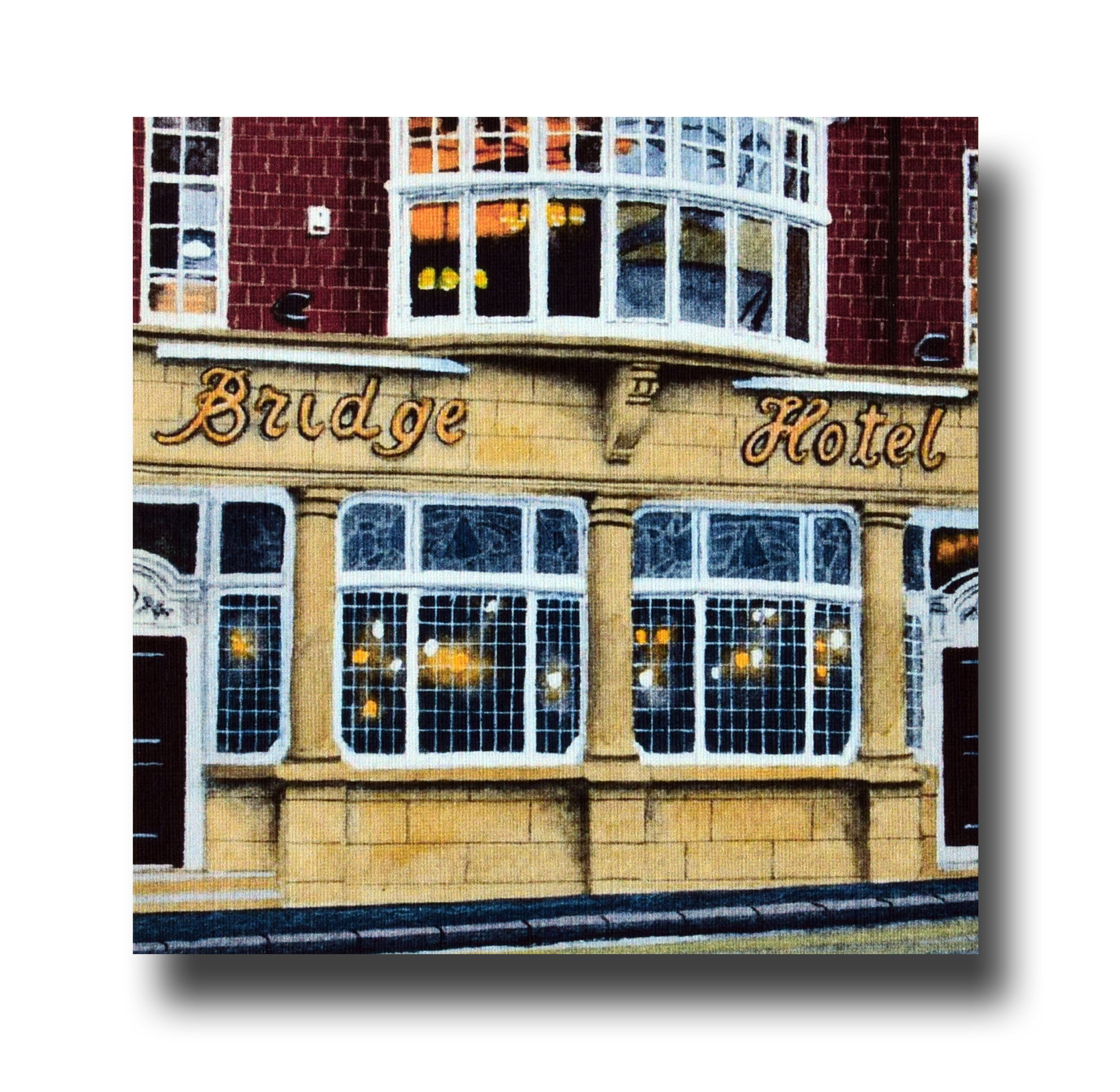 Handmade, greeting card, The Bridge Hotel