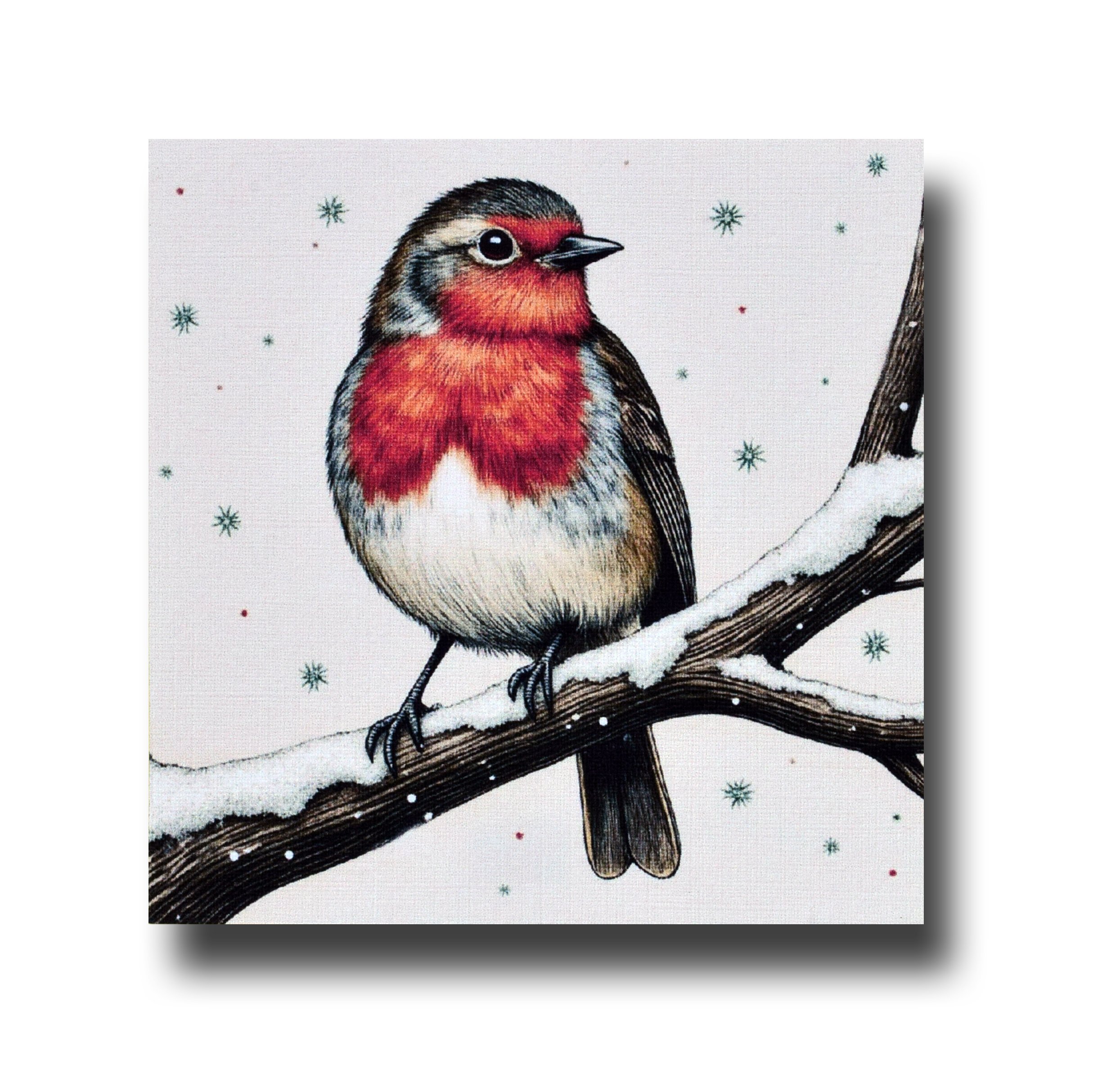 handmade, Christmas card, Robin Red Breast