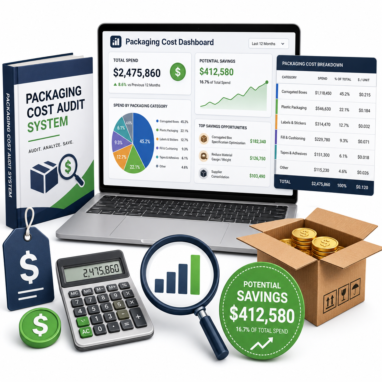 Packaging Cost Audit System