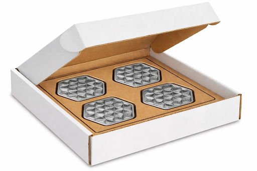 Packaging Strategy for an Aluminum Coaster Set
