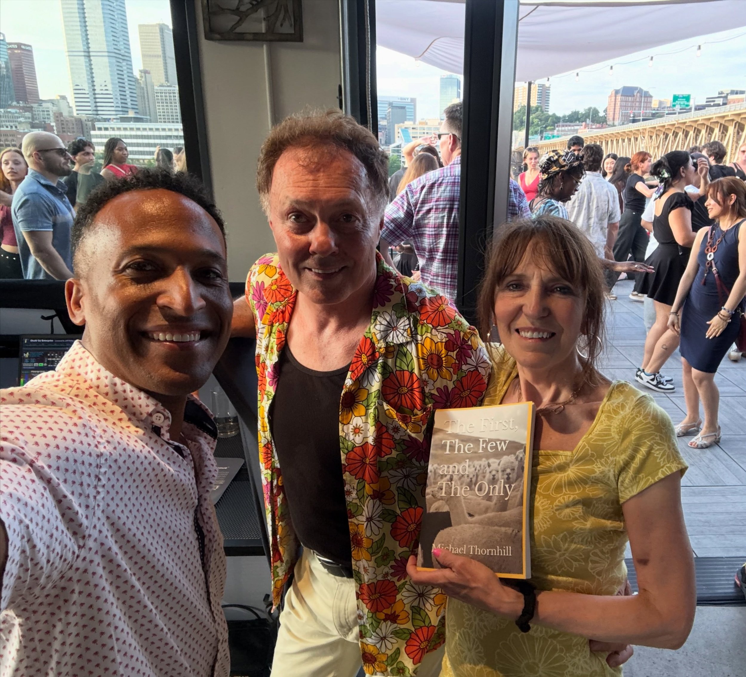 For the last 15 years, the Pittsburgh salsa community has given me more than dances, but friendships, laughter, and a place to belong.

So it meant a lot to sell a copy of The First, The Few and The Only to my friends Jeff &amp; Colleen, who have pou