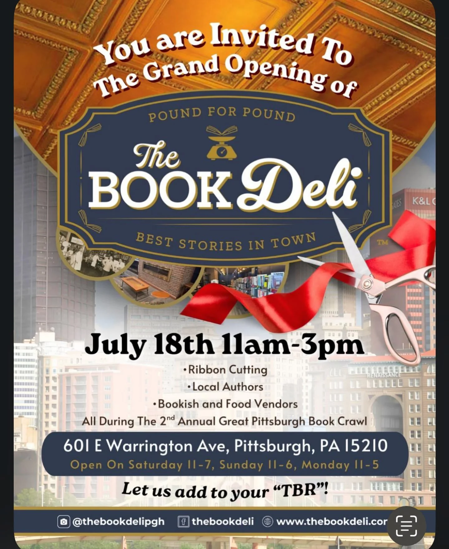 Don&rsquo;t forget to mark your calendar!  I&rsquo;ll be here Saturday, hope to see some familiar faces!

You can grab your first copy.
You can bring your amazing copy to be signed.
You can bring your signed copy to get embossed.
You can come take a 