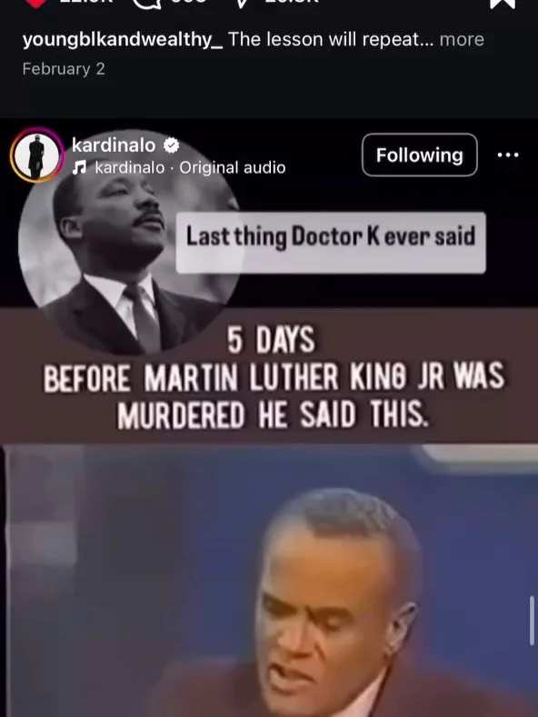 Harry Belafonte sharing one of his last conversations with Dr. Martin Luther King Jr.

For more; click link in bio 🔗 

Like-Comment-Repost 🤎🤌🏾
#americanhistory🇺🇸 #mlkjrday #usofa #harrybelafonte #thefirstthefewandtheonly