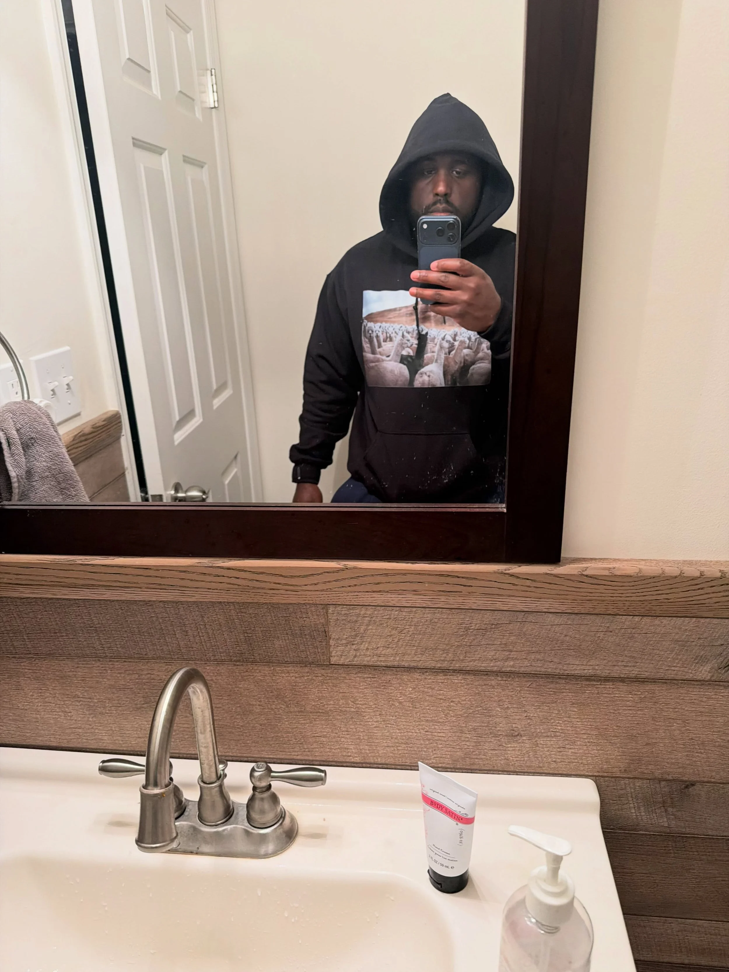 LOOK WHO&rsquo;S ROCKING THE HOODIE TODAY!! 😮&zwj;💨🔥

My guy Sayquan out here making The First, The Few and The Only hoodie look GOOD.

There&rsquo;s something different about seeing something that started as an idea&hellip; then became a book&hel