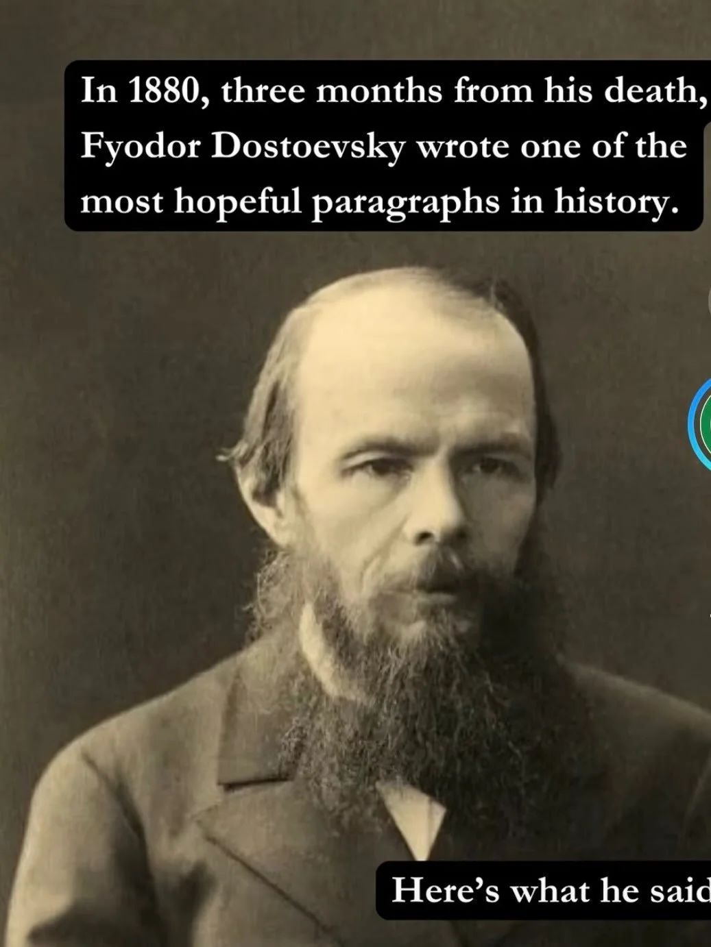 &hellip; I exist.

#thefirstthefewandtheonly #dostoyevski #greatwriters #iexist #authorofinstagram