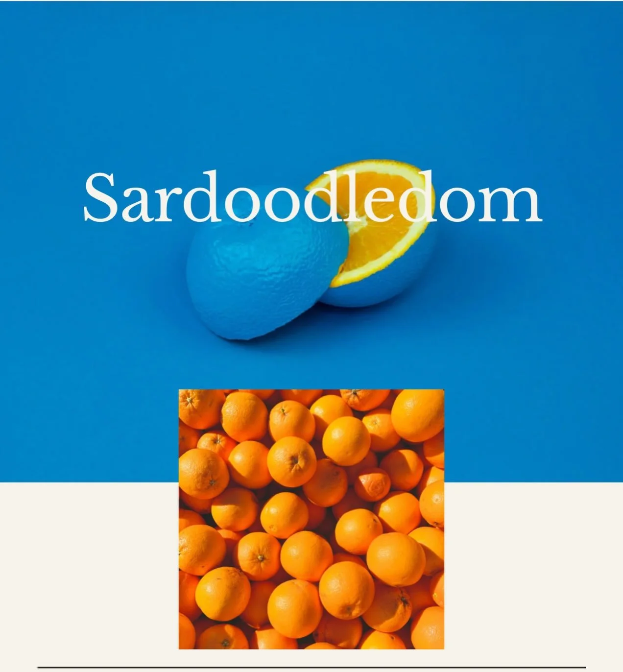 Book one chapter highlight of the day goes to chapter 6 entitled; 

SARDOODLEDOM

Coined by 19th-century playwright and critic George Bernard Shaw, Sardoodledom refers to a play or dramatic work full of stereotyped or unrealistic characterization s t