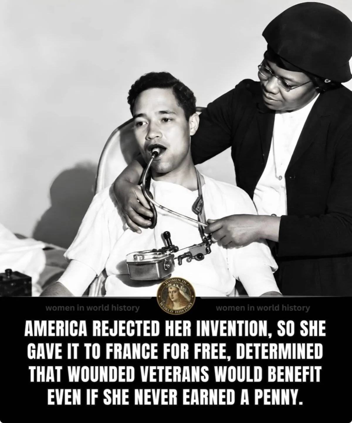 FIRST, THE FEW, AND THE ONLY Highlight of the day: INVENTORS. 💡✊🏾

Meet Bessie Blount Griffin (1914&ndash;2009), a Black physical therapist, inventor, and forensic science pioneer whose story deserves WAY more attention.

After working with wounded