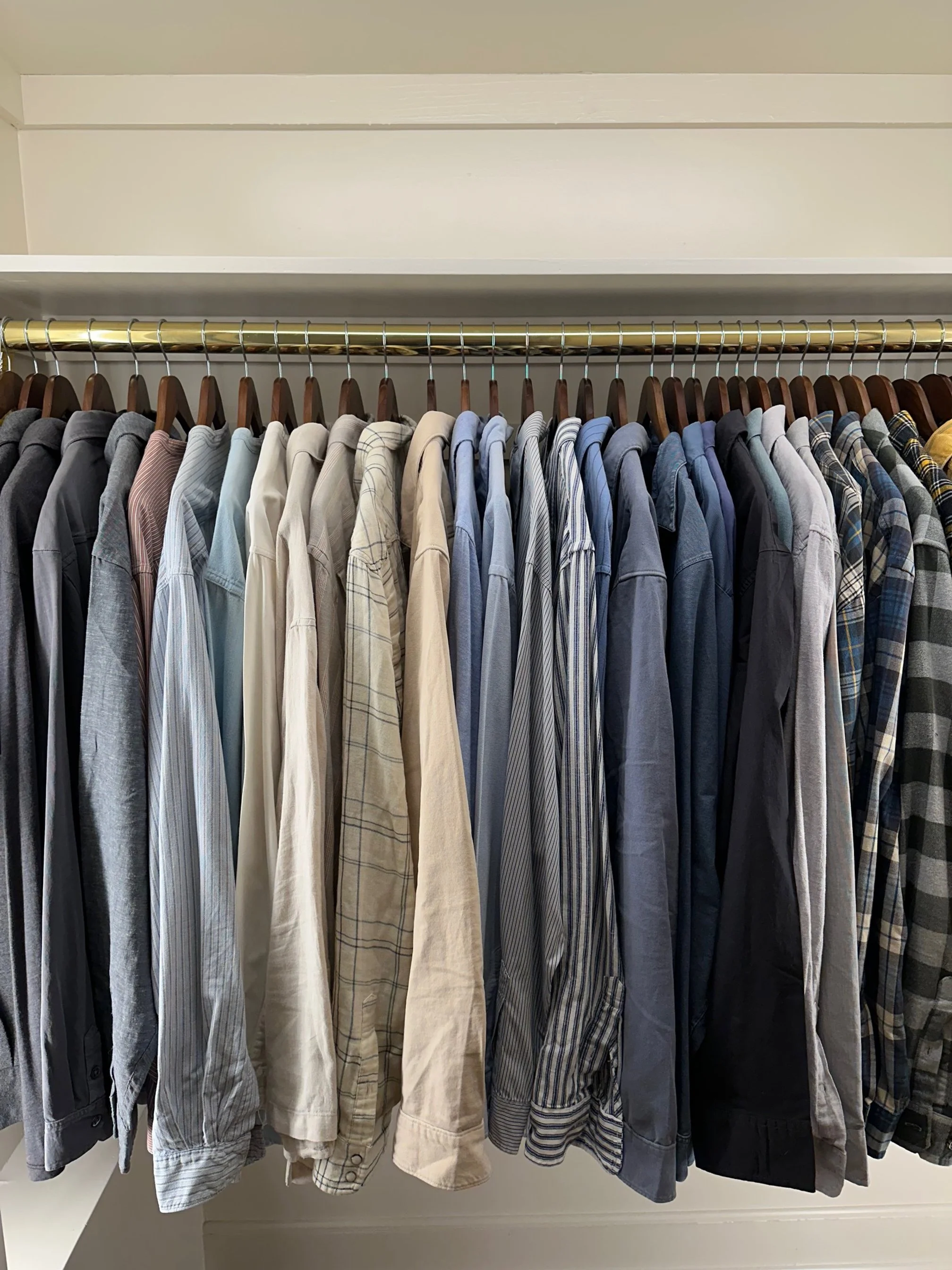 Men's closet organization by Sensibly Sorted