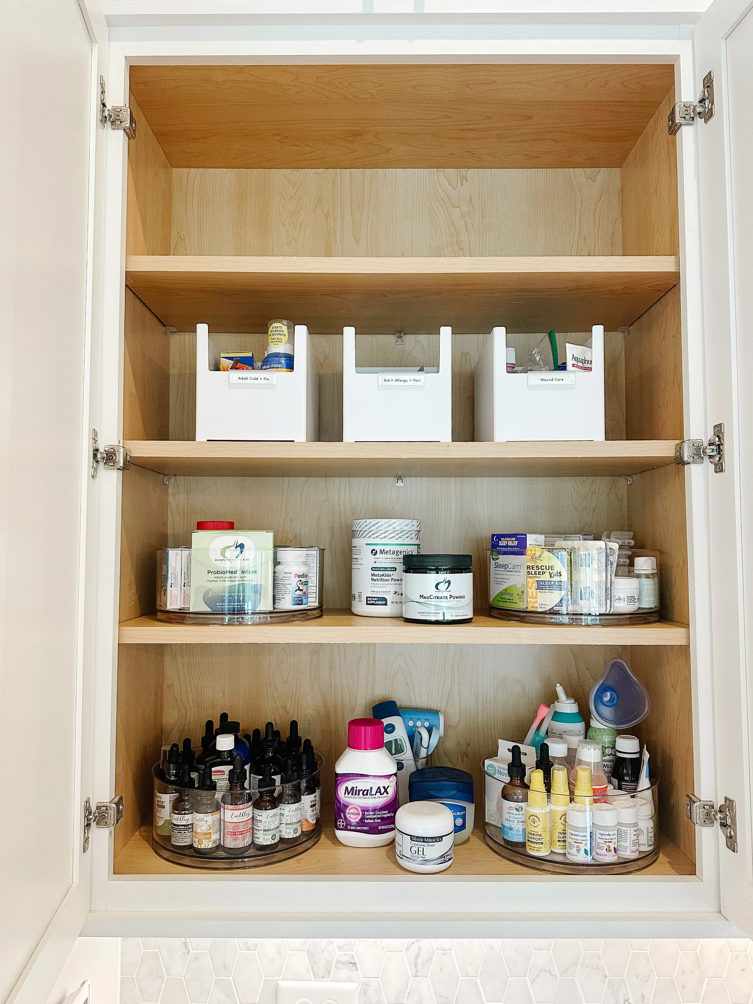 Medicine Cabinet Organization