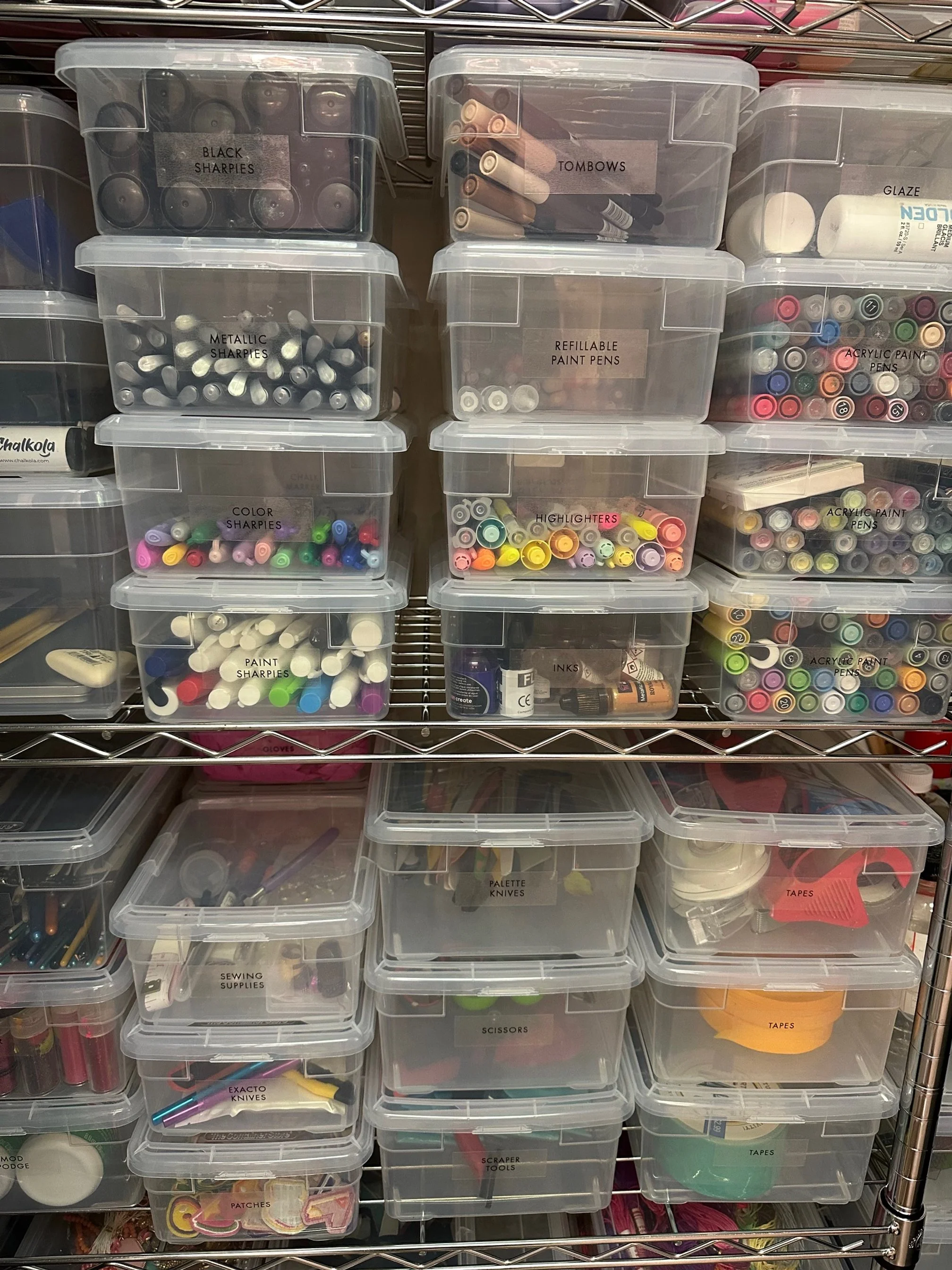Art studio organization