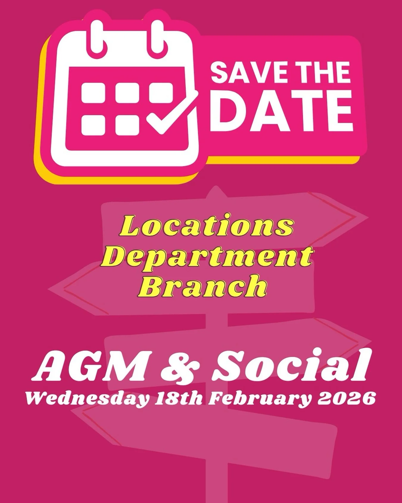 *SAVE THE DATE* Wednesday 18th February for the 2026 Location Branch AGM to be held at Westminster School from 18:30. 

There will be an opportunity for a tour of the filming locations at the venue before the AGM, followed by networking drinks. The e