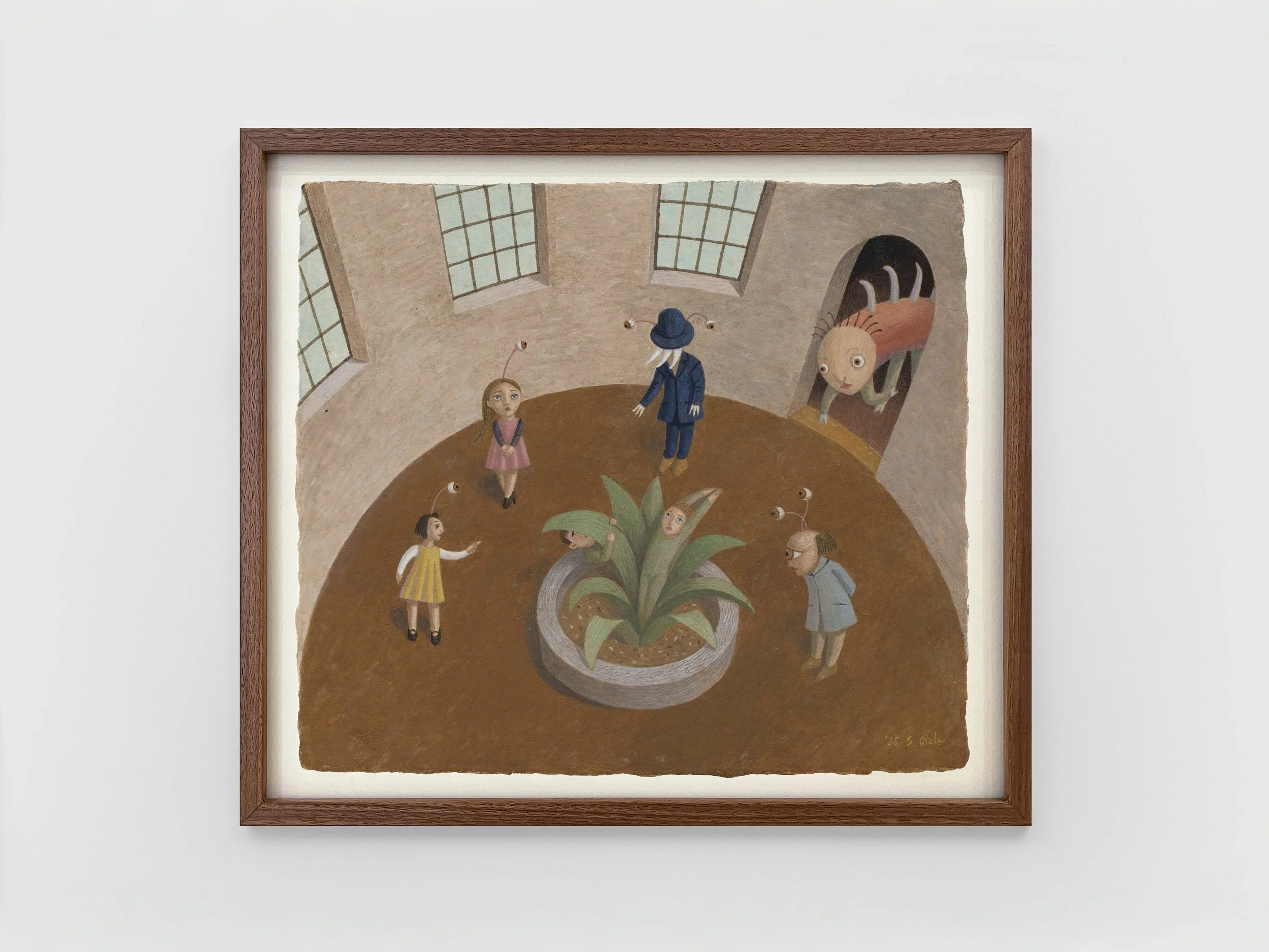 Eyes of the Pursuers
2025
Acrylic on paper
240 × 270 mm