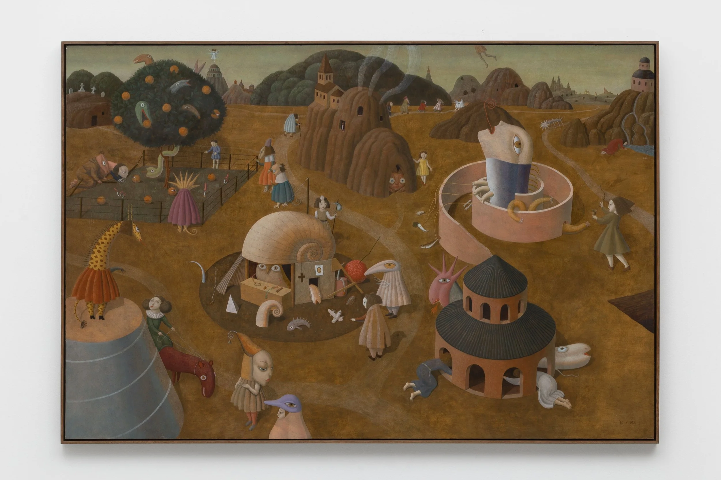 Road to Sanaago de Compostela
1996
Tempera and oil on board
130 x 194 cm