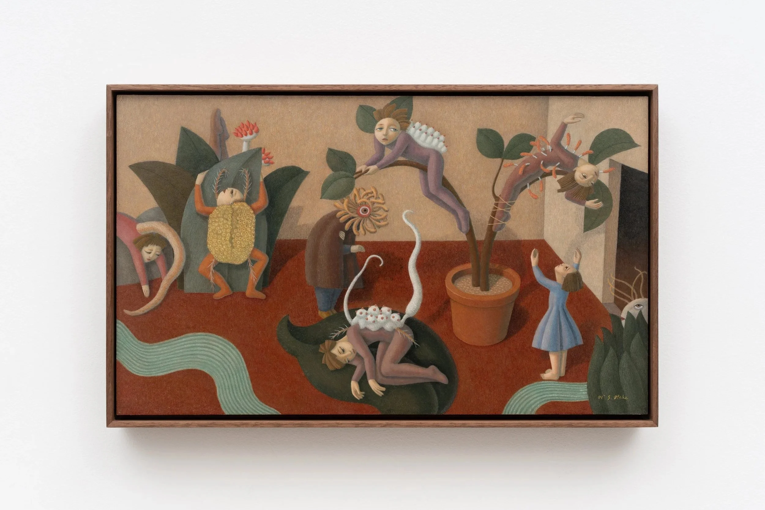 Gibellula and Torrubiella
2001
Tempera and oil on board
27.3 × 45.5 cm