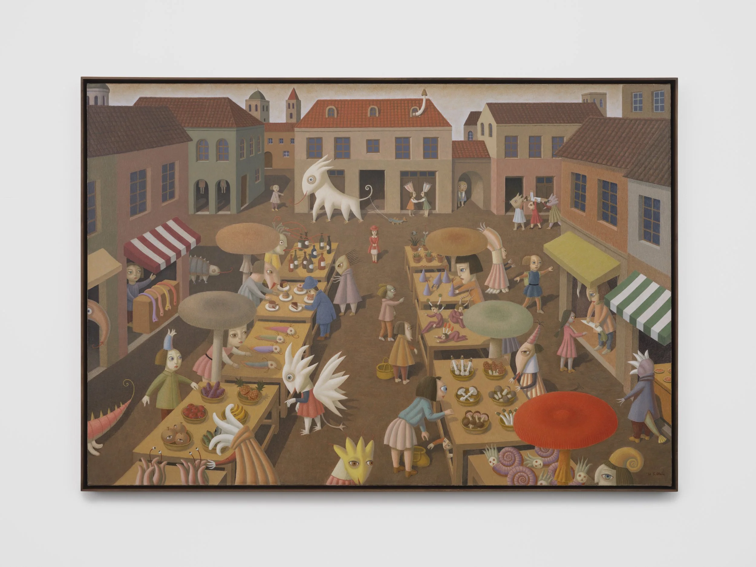 Myco-Market Day
2026
Tempera and oil on canvas
80.3 x 116.7 cm