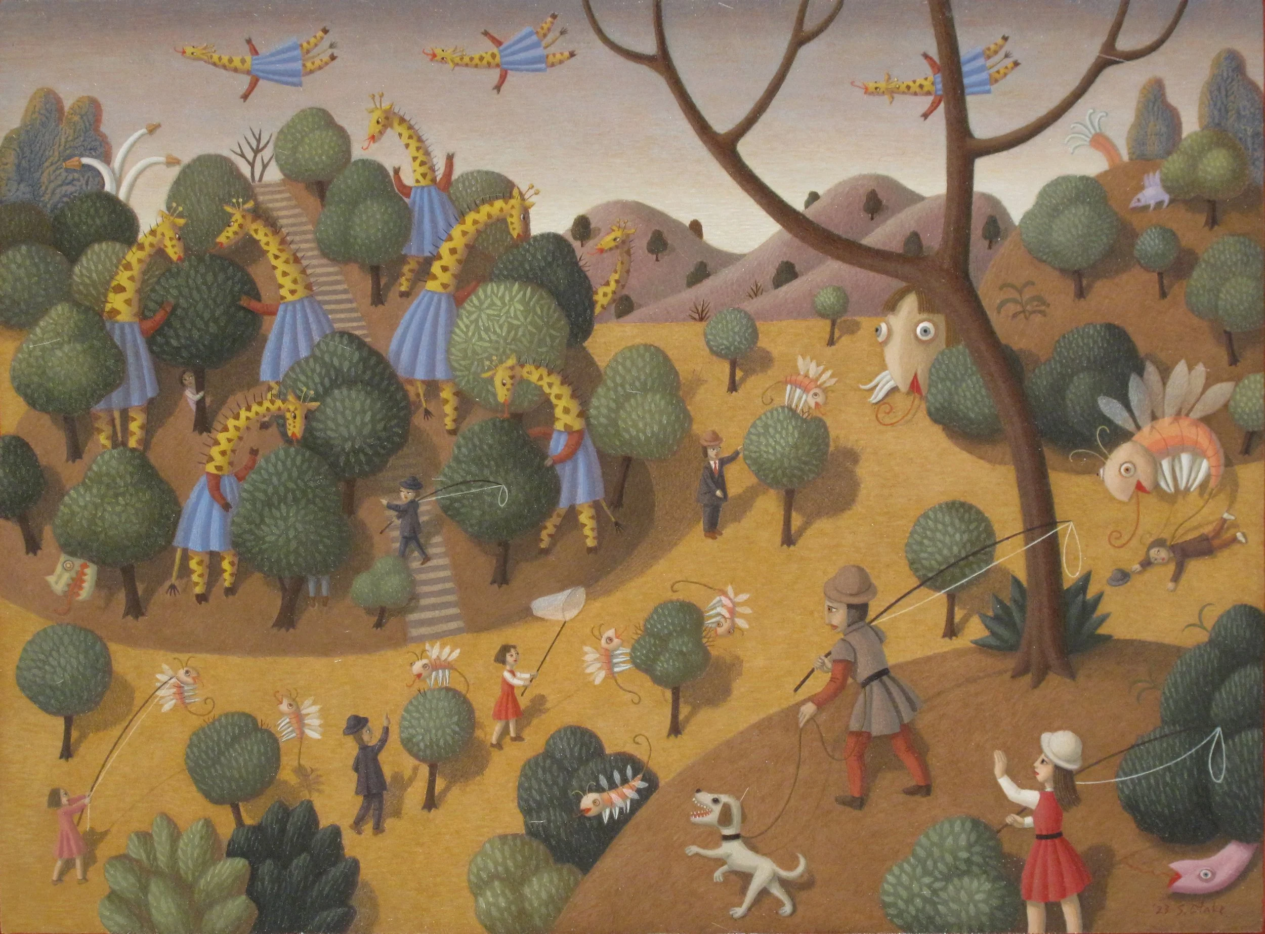 Invasive Alien Species
2023
Tempera, oil on board
455 × 333 mm