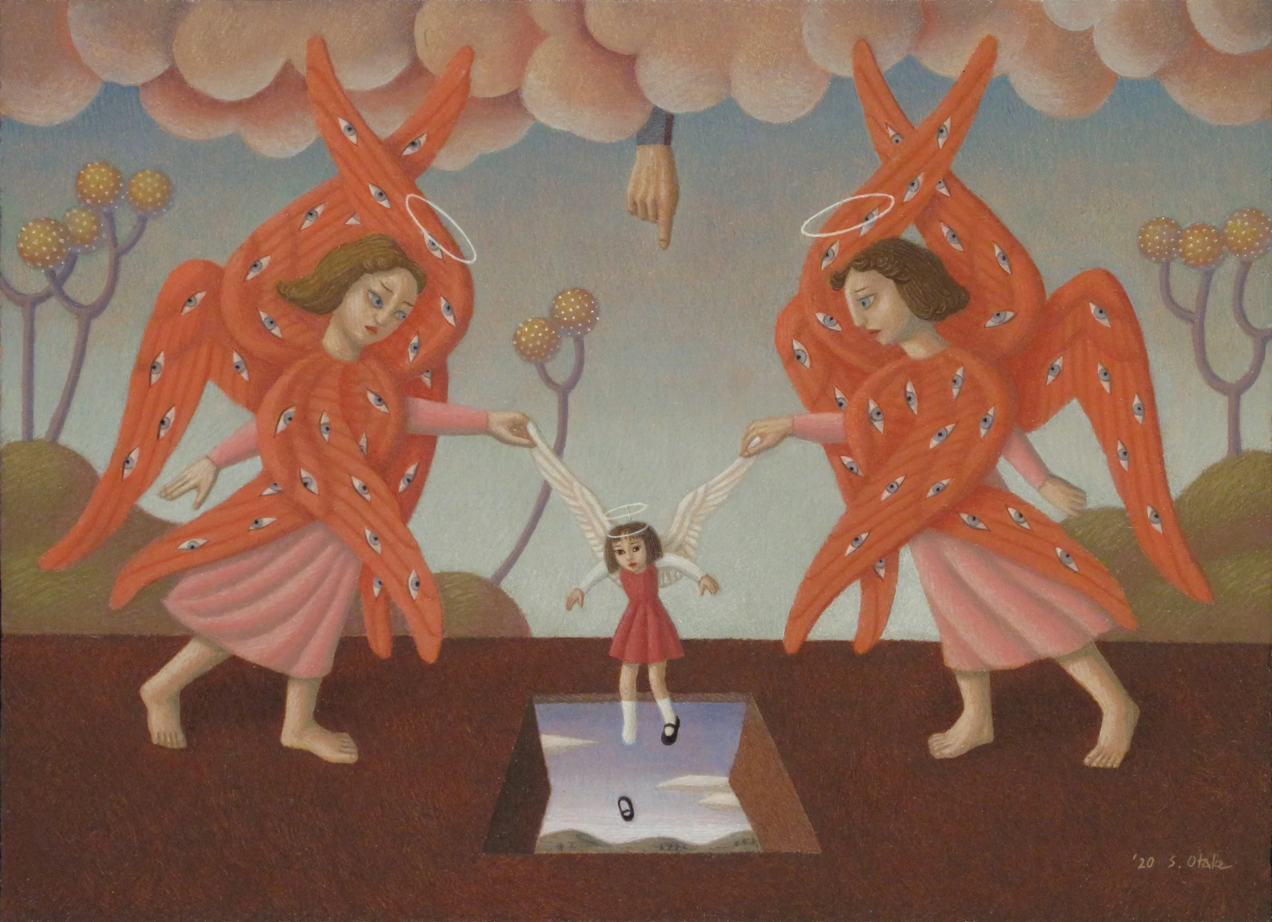 Exile from Heaven
2020
Tempera, oil on board
334 × 243 mm