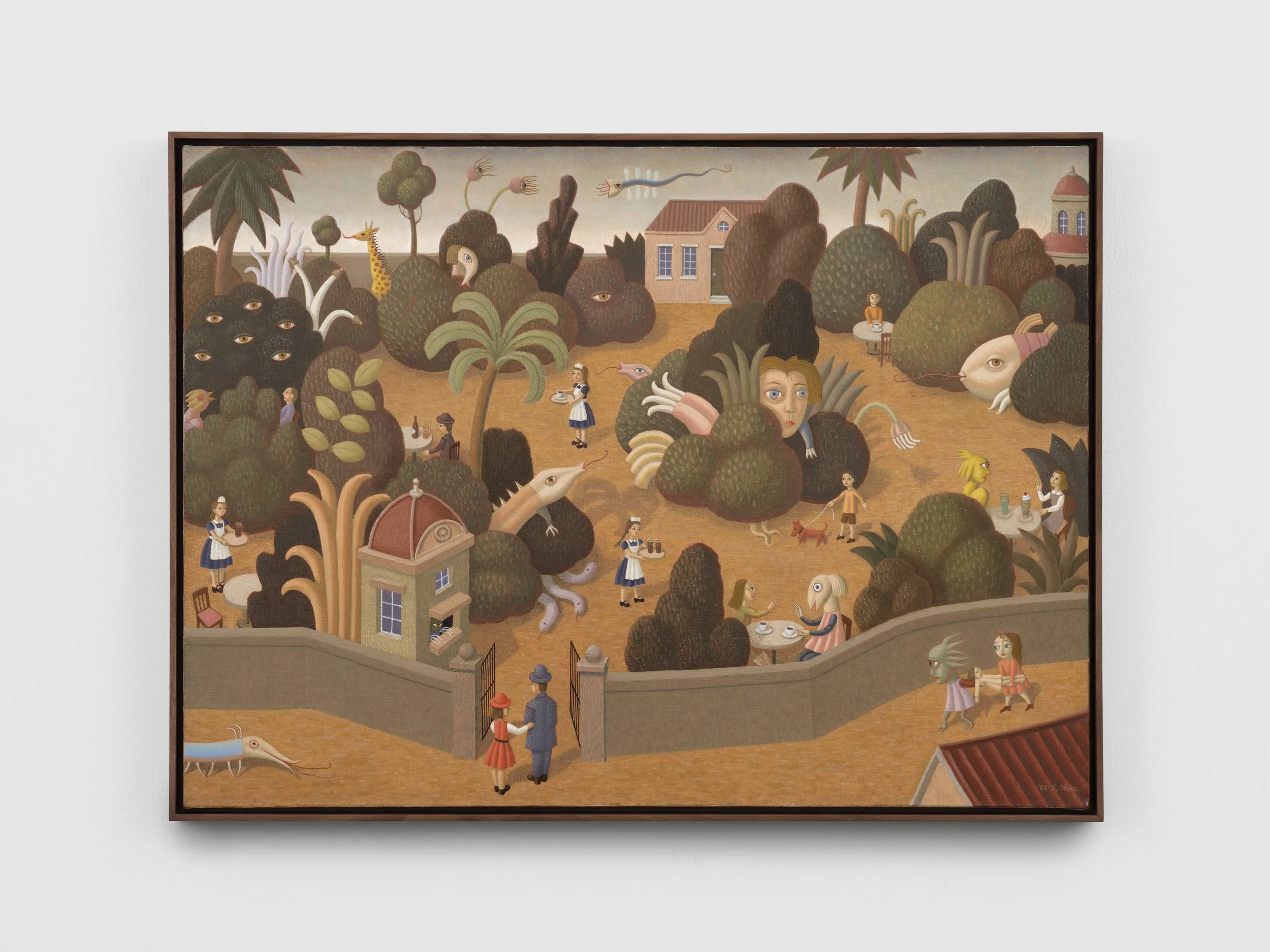 Phantom Realm Café
2026
Tempera and oil on canvas
53 x 72.7 cm