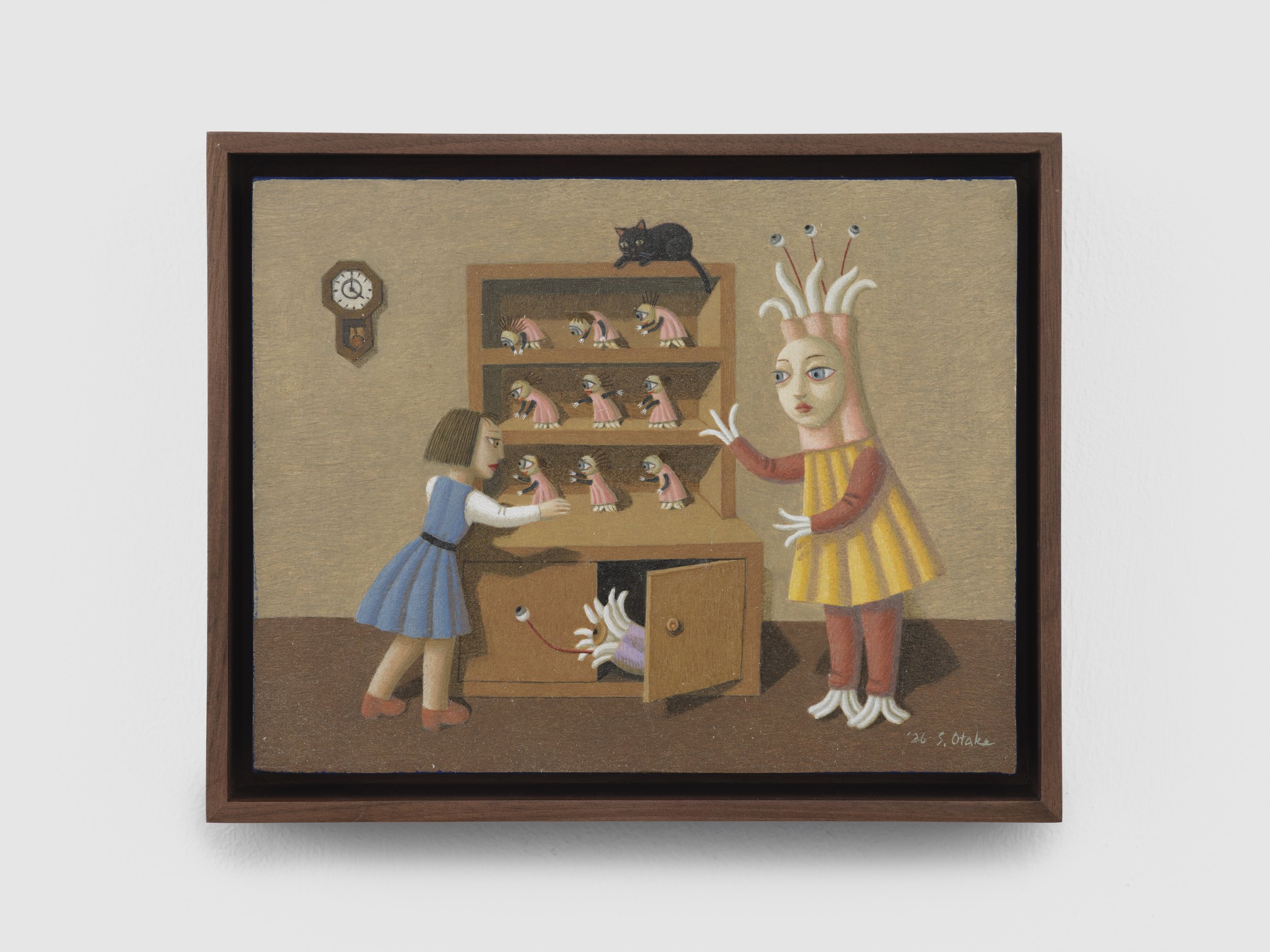 Curio Shelf
2026
Tempera and oil on board
13.9 x 17.9 cm
