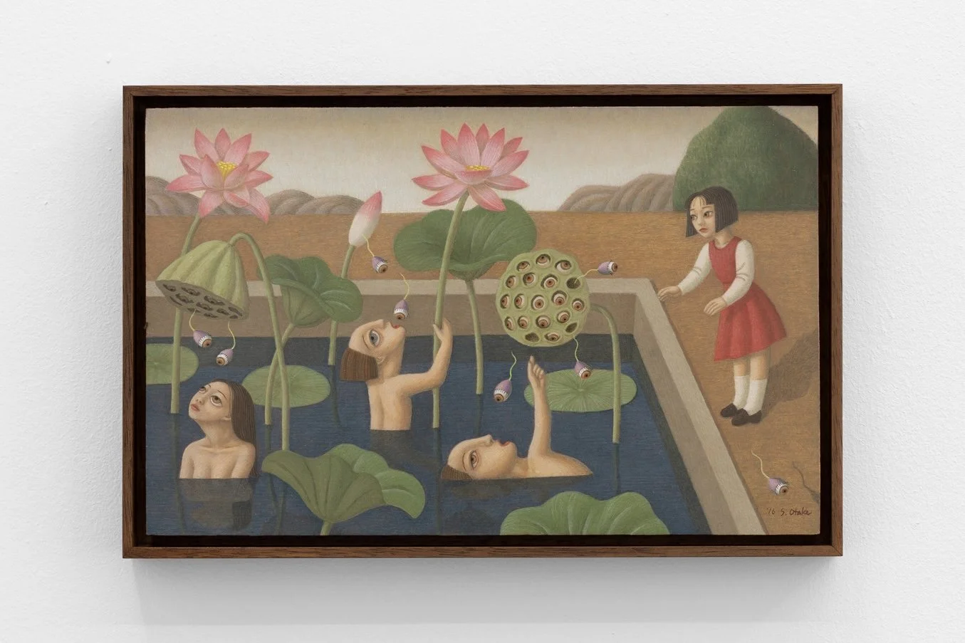 Lotus Seed Eater
2016
Tempera and oil on board
33.4 × 21.2 cm