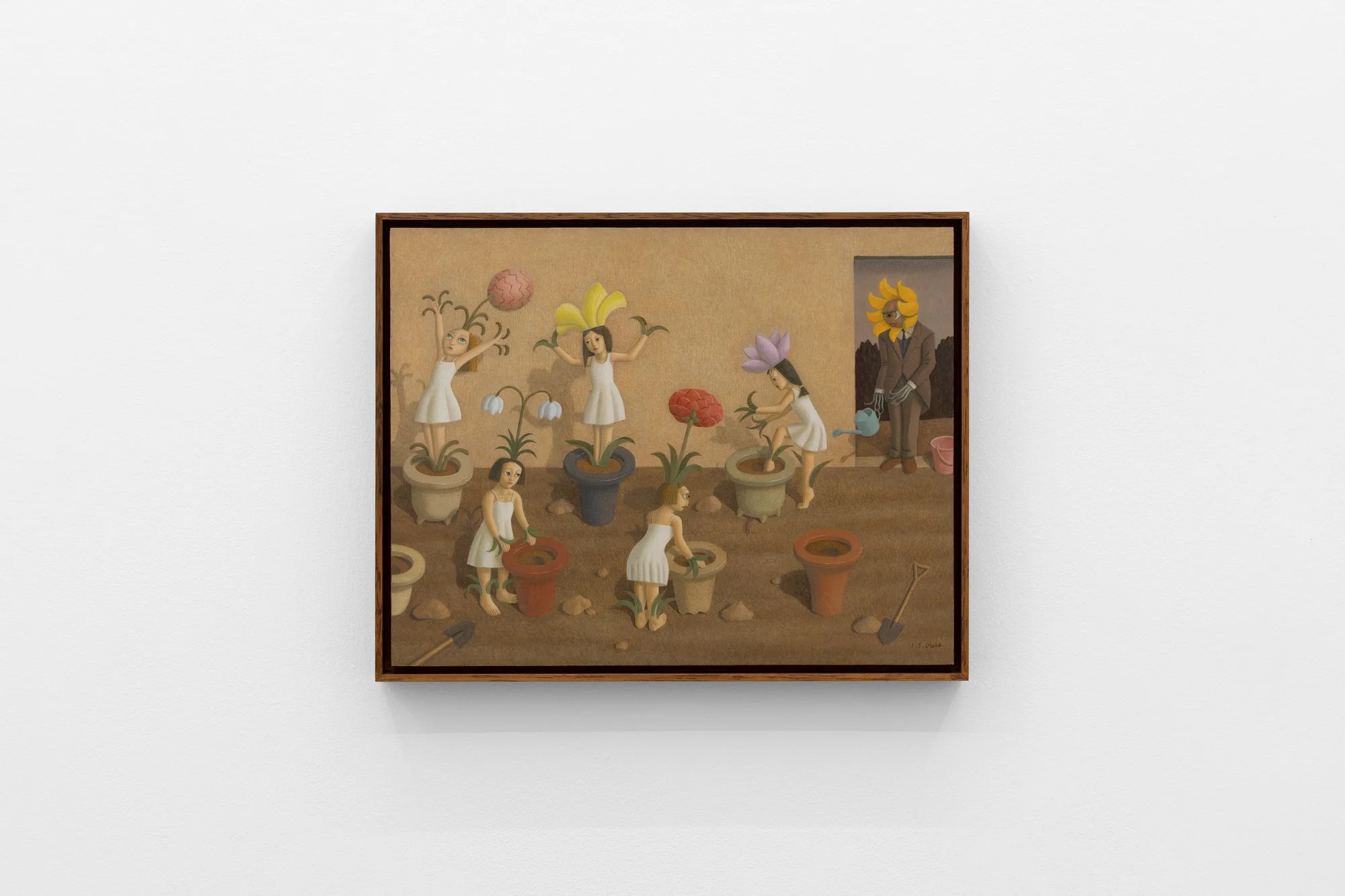 Floral Costumes
2011
Tempera and oil on board
318 x 410 mm