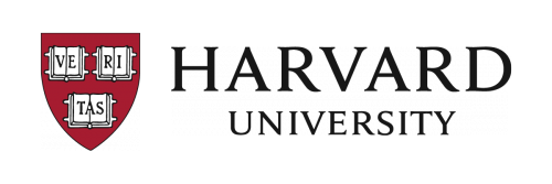 Harvard University logo with shield emblem and text