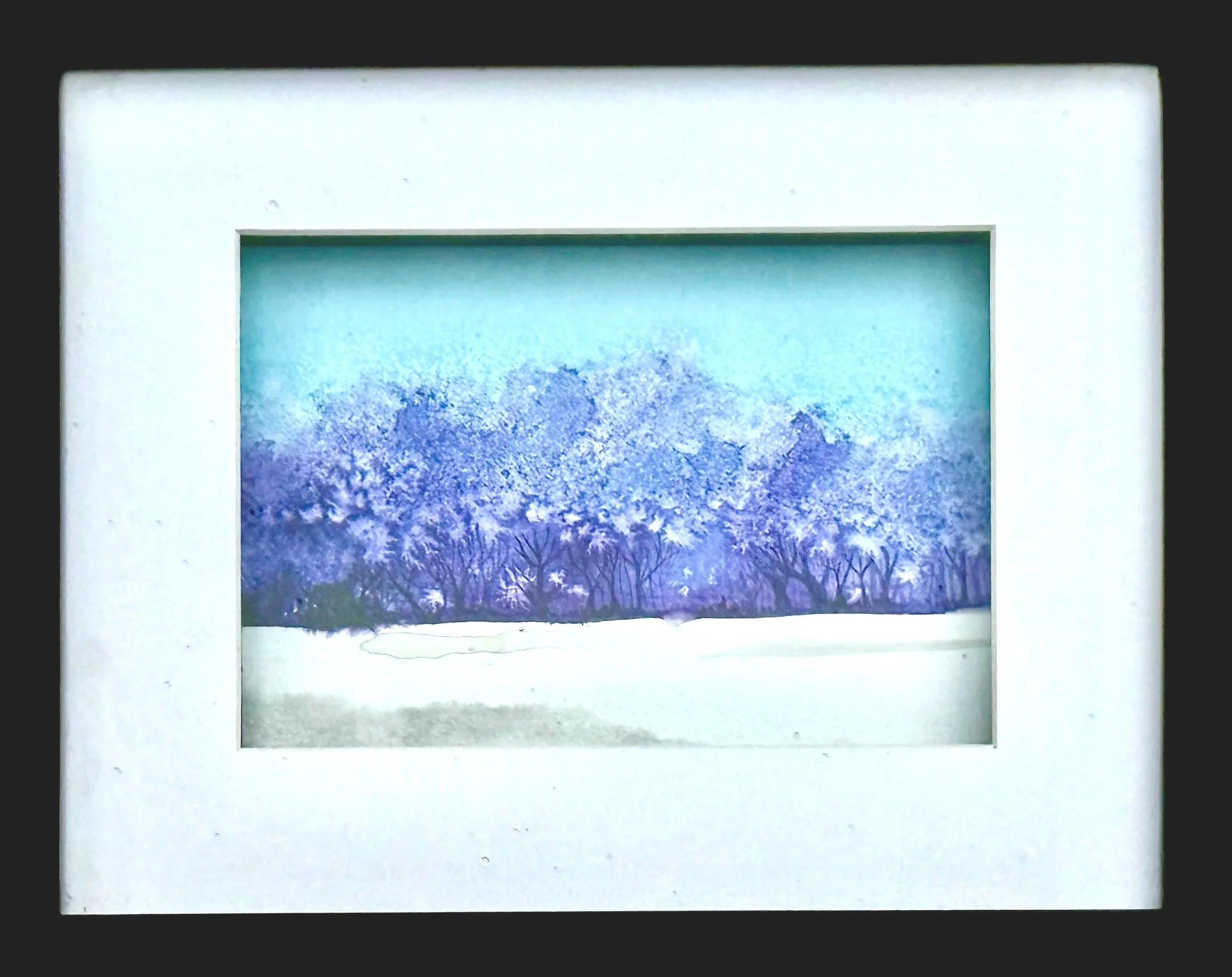 Whispers in Winter Blue