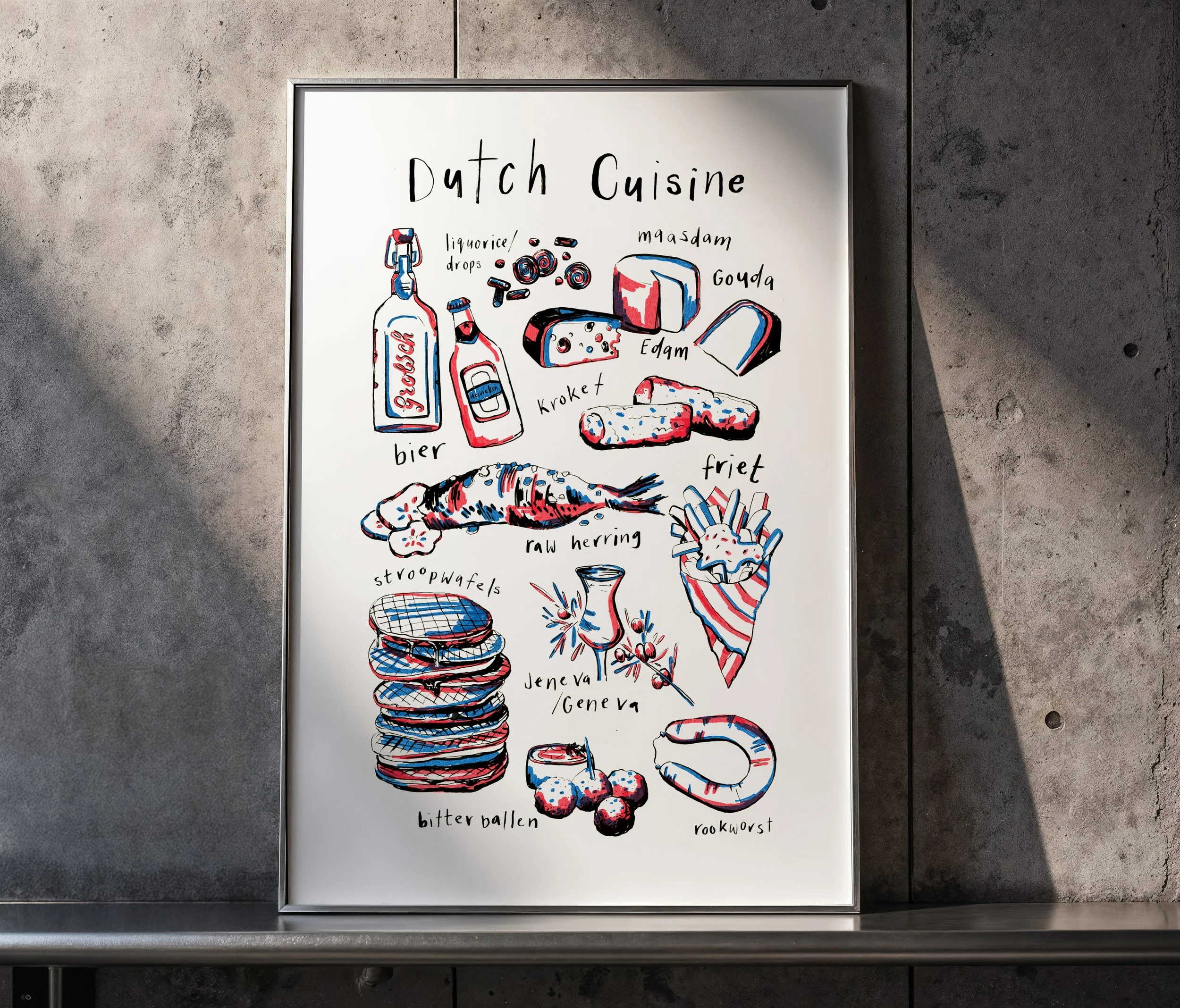 A3 'Dutch Cuisine' Print
£20 + shipping
