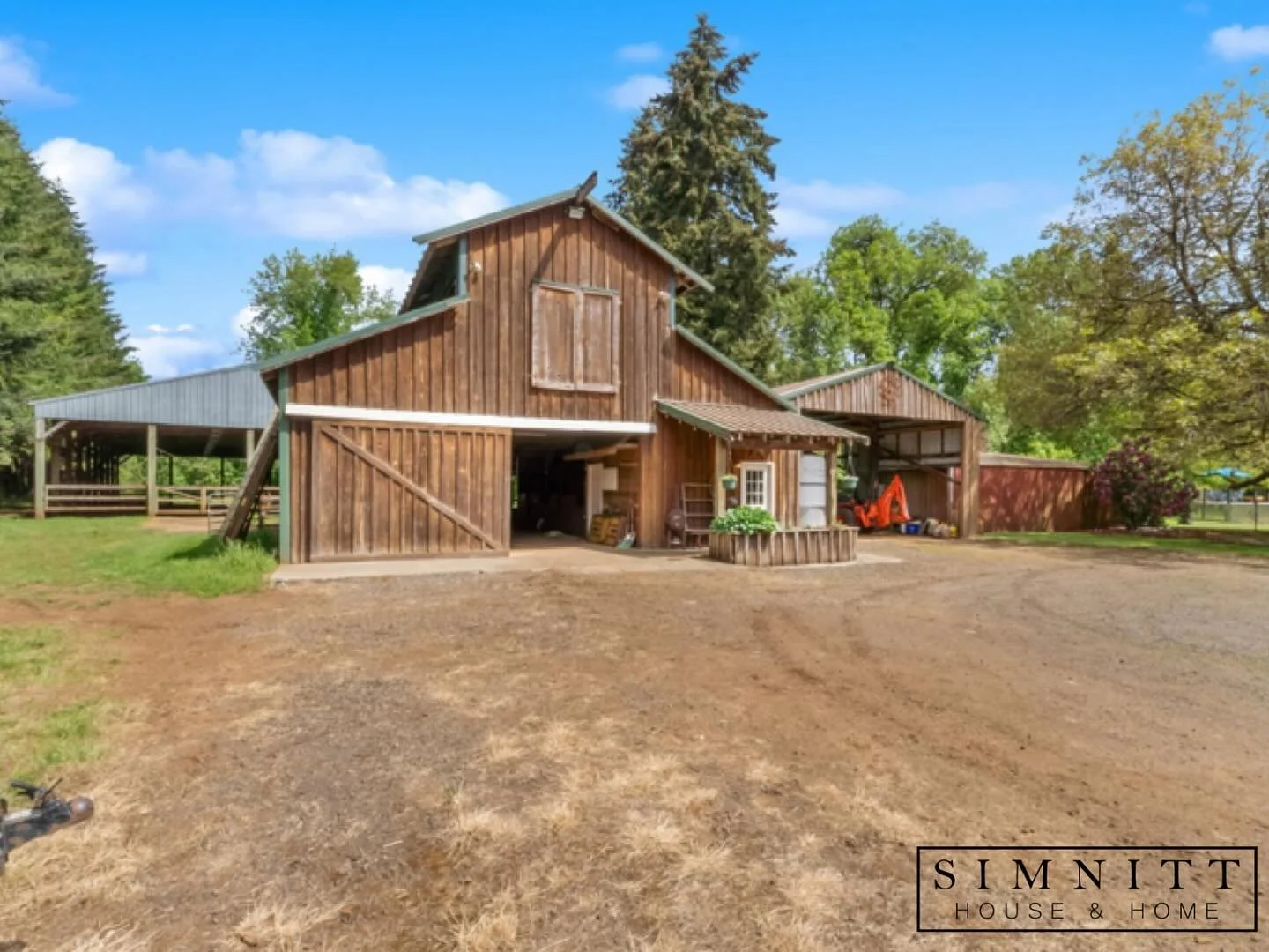 Open space, beautiful barns, green trees, natural creeks, and rolling hills&mdash; living in the country offers a quiet serene space for building and working and dreaming. This property offers an established space set up perfectly for horses, farm li