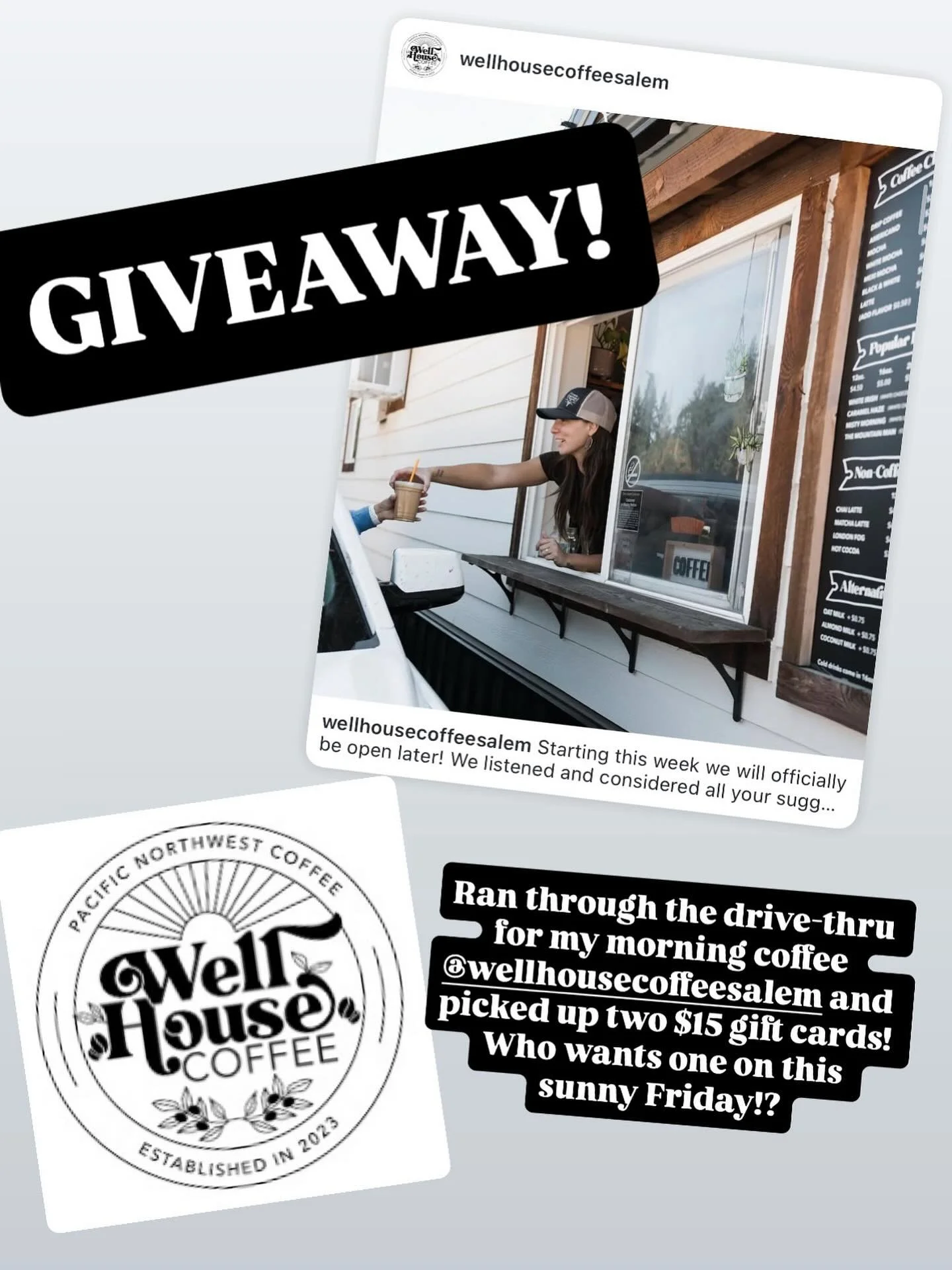 Who needs a Friday coffee?? Giving away two $15 giftcards to @wellhousecoffeesalem 
1) tag a friend for an entry
2) share in your story for 5 entries
3) be sure to follow @wellhousecoffeesalem and @simnitt_houseandhome 

Winner announced Monday!
#sim