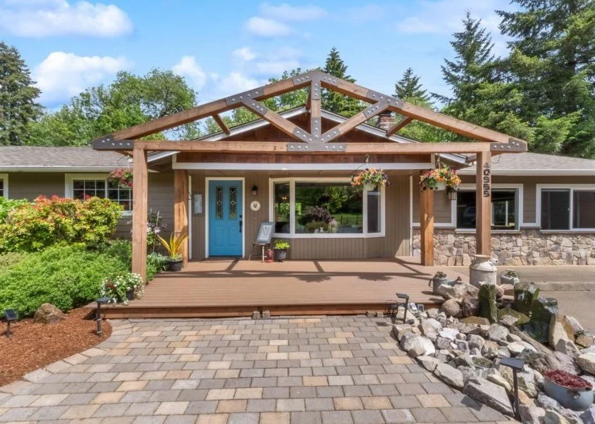 This beautiful view, over 5 acres, a pool, and endless possibilities?? Our sellers are motivated! Meticulous care of this property is evident all throughout and is a must-see tour 😍 Send us a message so we can show you around!