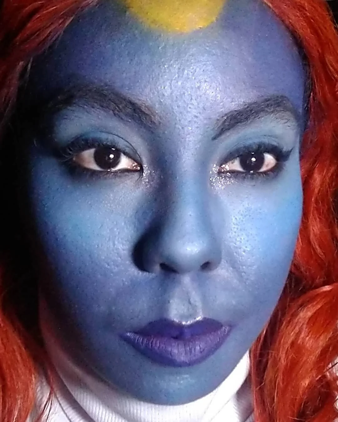 Mystique X Men Evolution 
.
.
.
.
.
.
 #cosplay #makeup #bodypaint #marvel #xmen #marvelcosplay #mystique #mystiquecosplay #xmenevolution #nostalgia @disneyplus