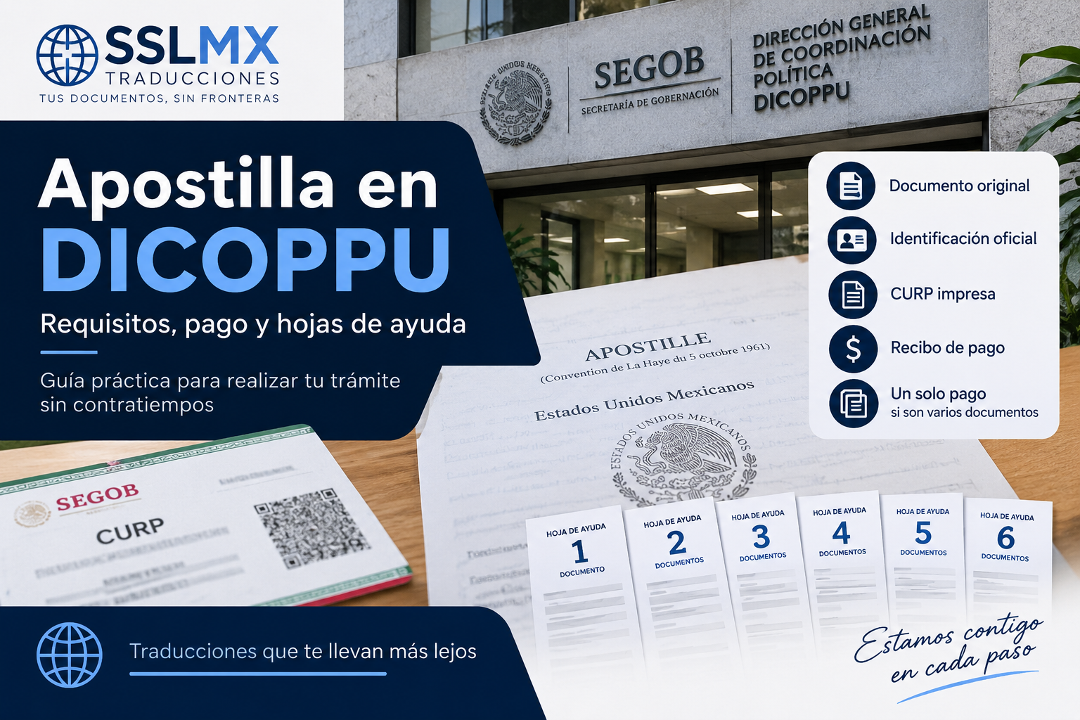 ¿Cómo apostillar un documento en DICOPPU? Requisitos, pago y hojas de ayuda 2026