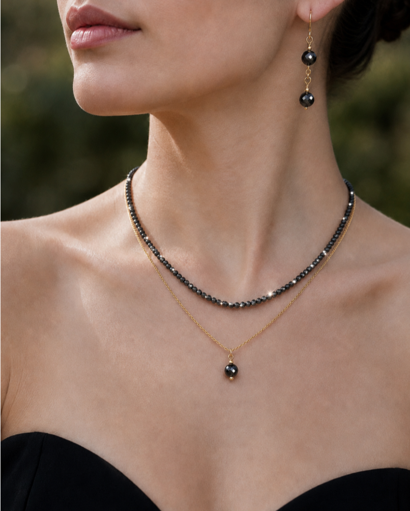 Faceted Black Diamond Collection