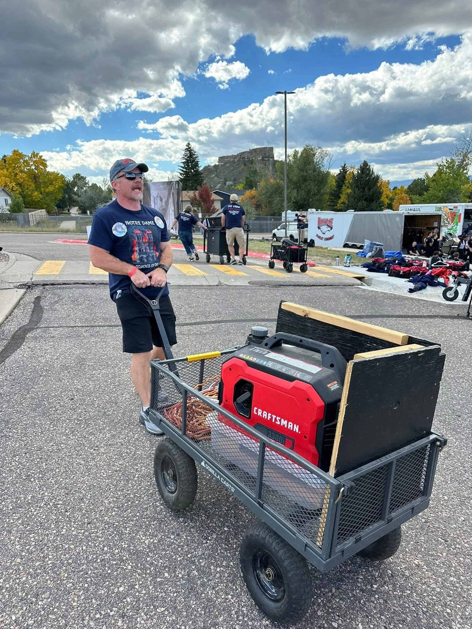 Pit Crew Boss being a Boss