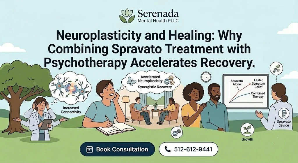 Neuroplasticity and Healing: Why Combining Spravato Treatment with Psychotherapy Accelerates Recovery