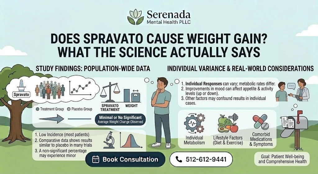 Does Spravato Cause Weight Gain? What the Science Actually Says