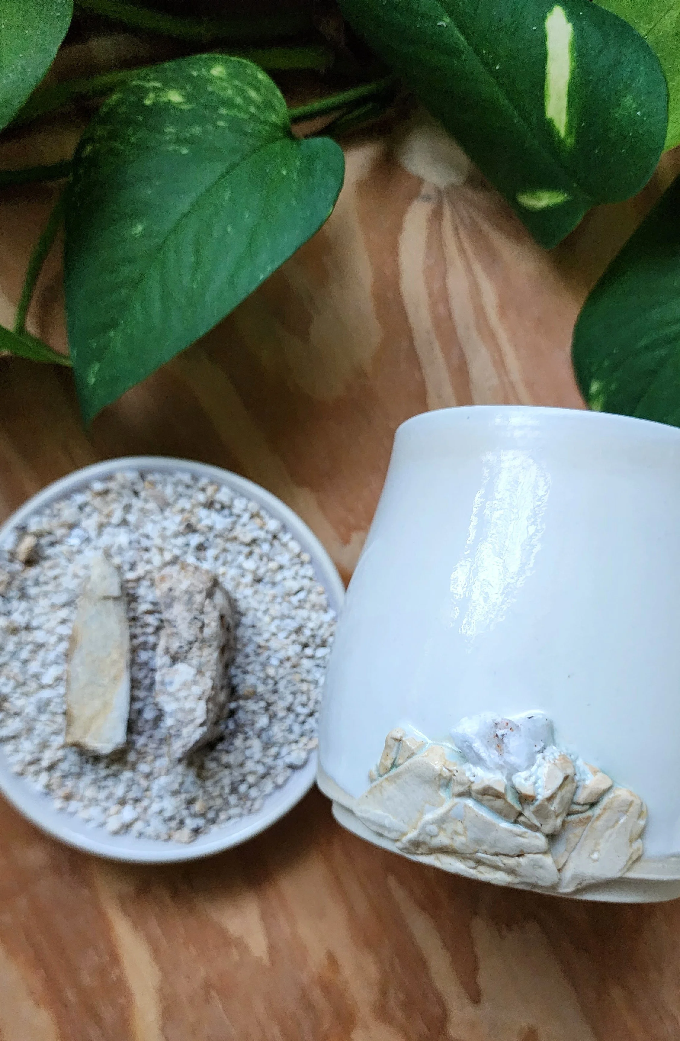 A Site Specific Glaze: Tree Granite.