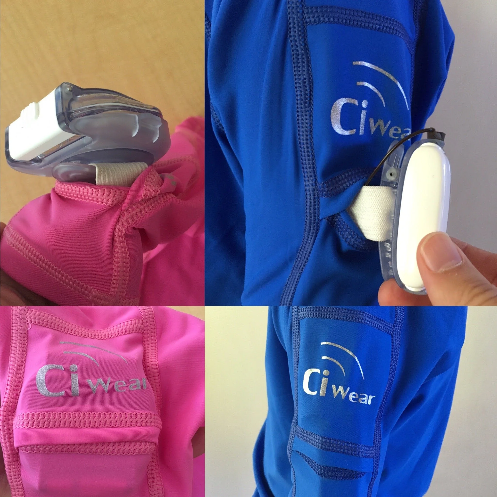 Clipping cochlear implant processor inside a Cochlear Implant shirt pocket