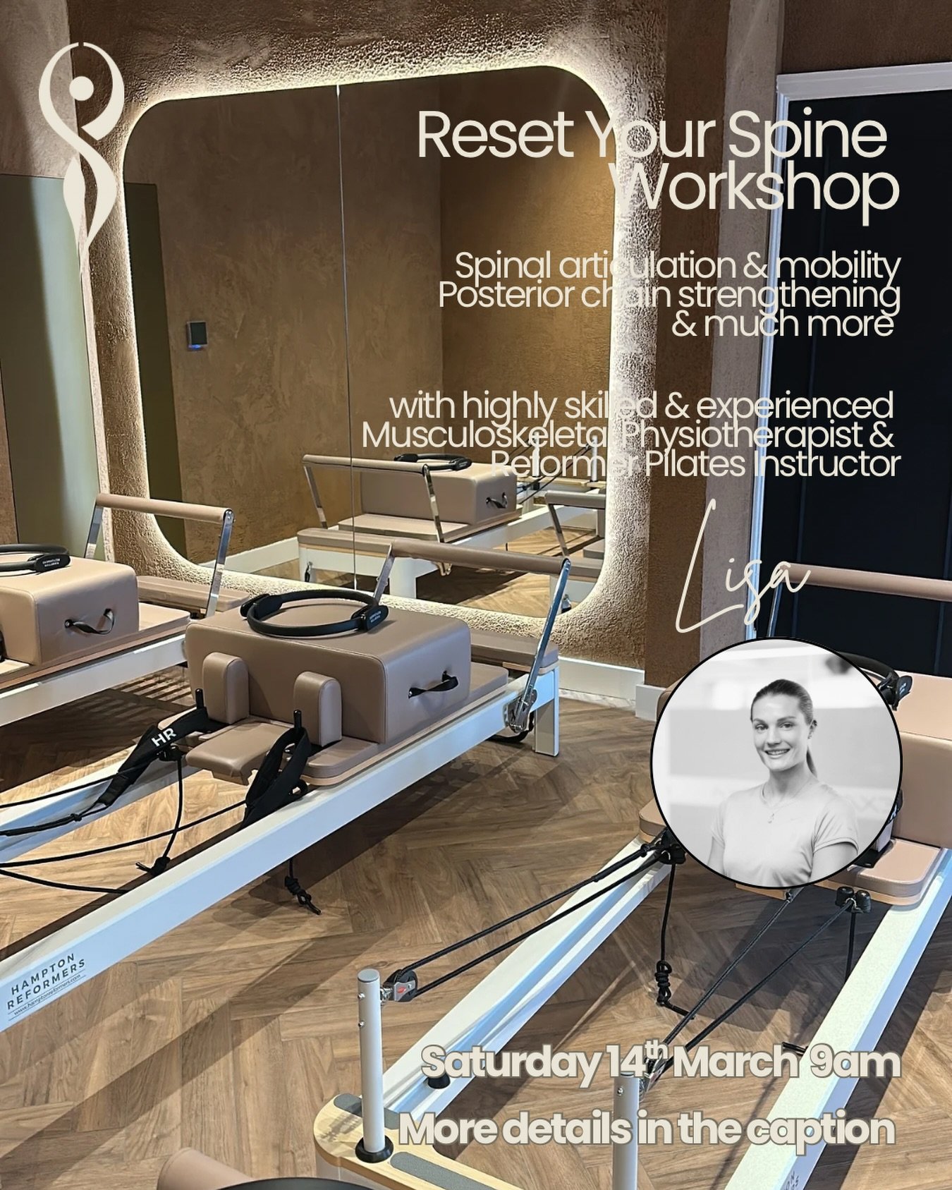 ✨ Your spine was designed to move; to flex, extend, rotate and articulate segment by segment.

In this special workshop, led by an experienced Musculoskeletal Physiotherapist and Reformer Pilates instructor, we&rsquo;ll explore:

Spinal articulation 