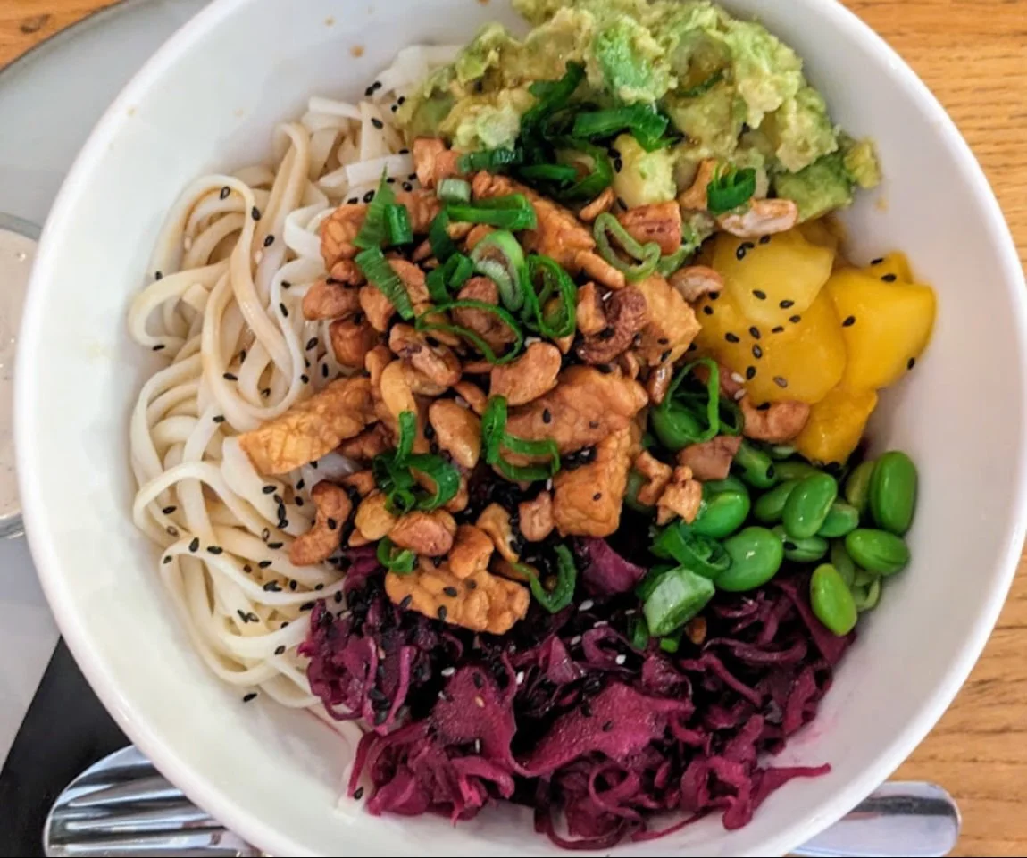 Veganika Restaurant Noodle Bowl
