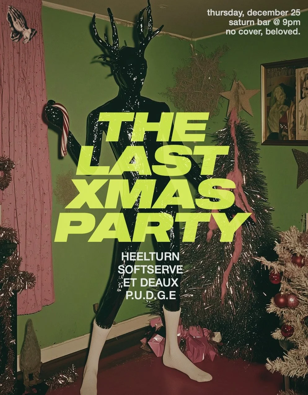 ps presents: the last xmas party w/ heelturn, considerate shorty, et deaux & p.u.d.g.e