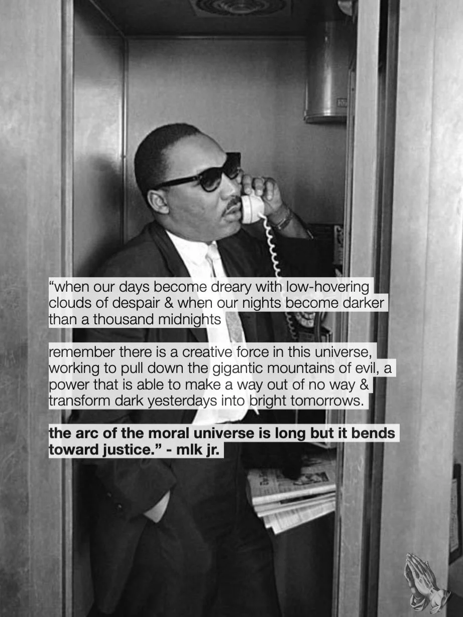 ive said this before but too many heauxs namecheck mlk jr. in an attempt to justify their bullshit ideology. 

🤷🏾&zwj;♀️🤷🏾&zwj;♀️🤷🏾&zwj;♀️

but he wasn&rsquo;t one of ya&rsquo;ll. he was one of us. prolly would slapped the shit outta most of yo