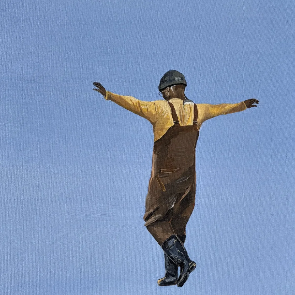 The Fisherman, 20x20 in., acrylic on canvas, $500, prints coming soon