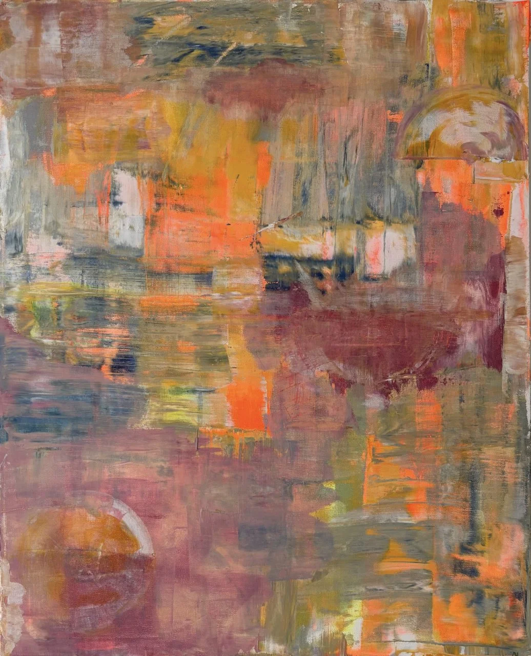 Abstract 3, 24x30 in., acrylic on canvas, $800