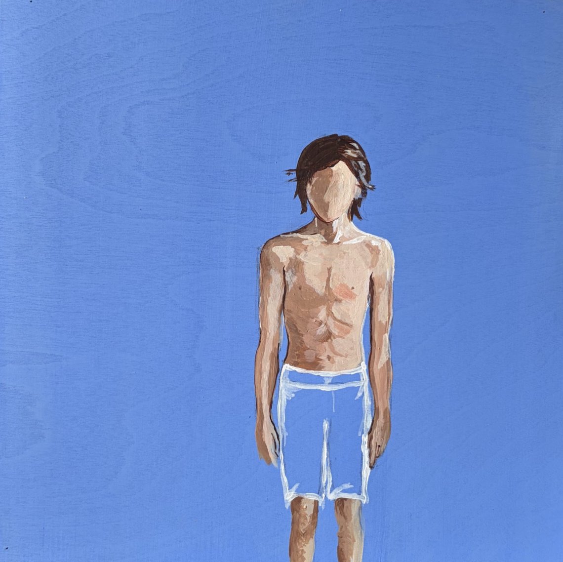 Michael, 8x8 in., acrylic on wood panel, $100, prints coming soon