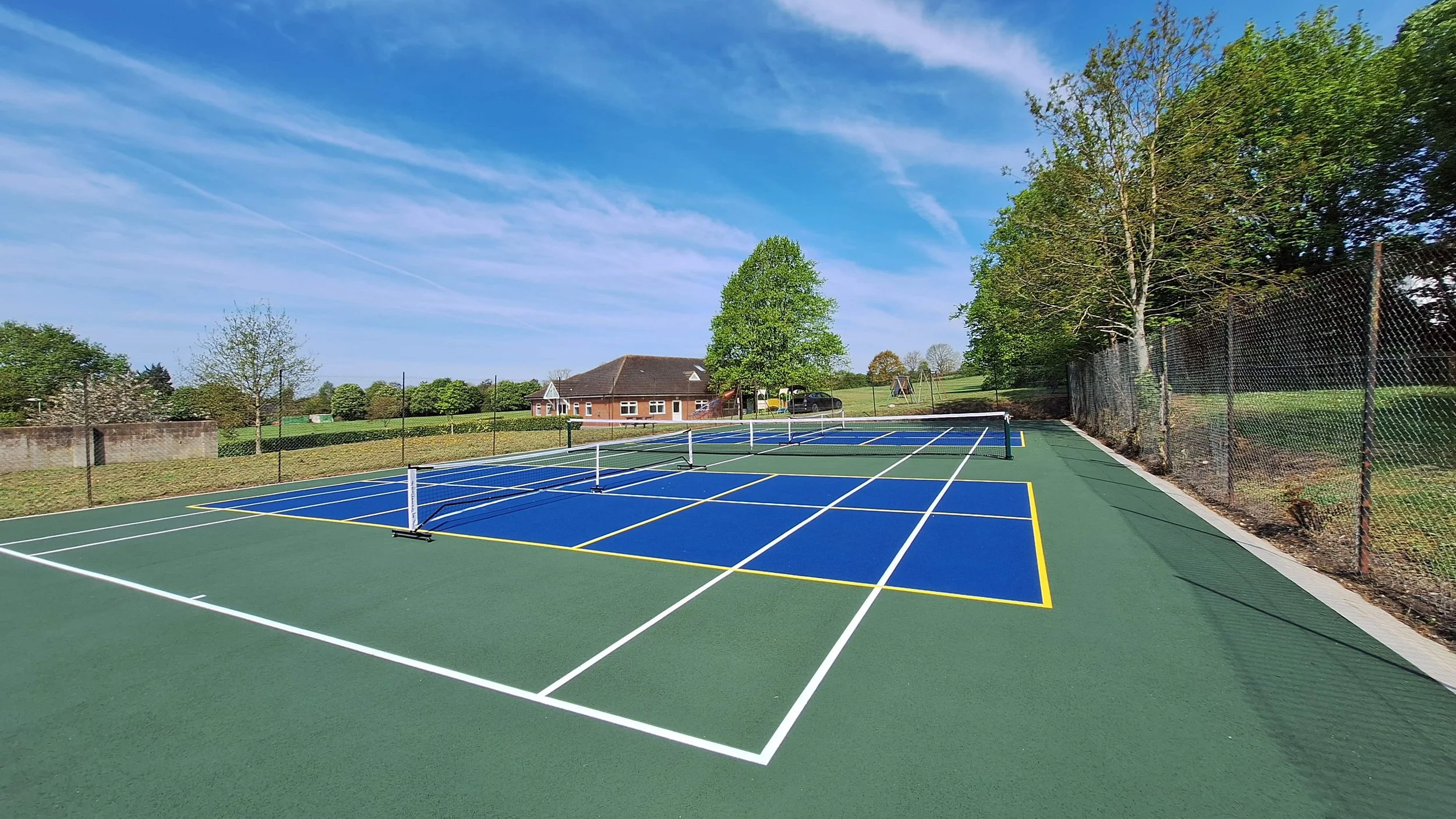 Sports Court Opens for Tennis and Pickleball