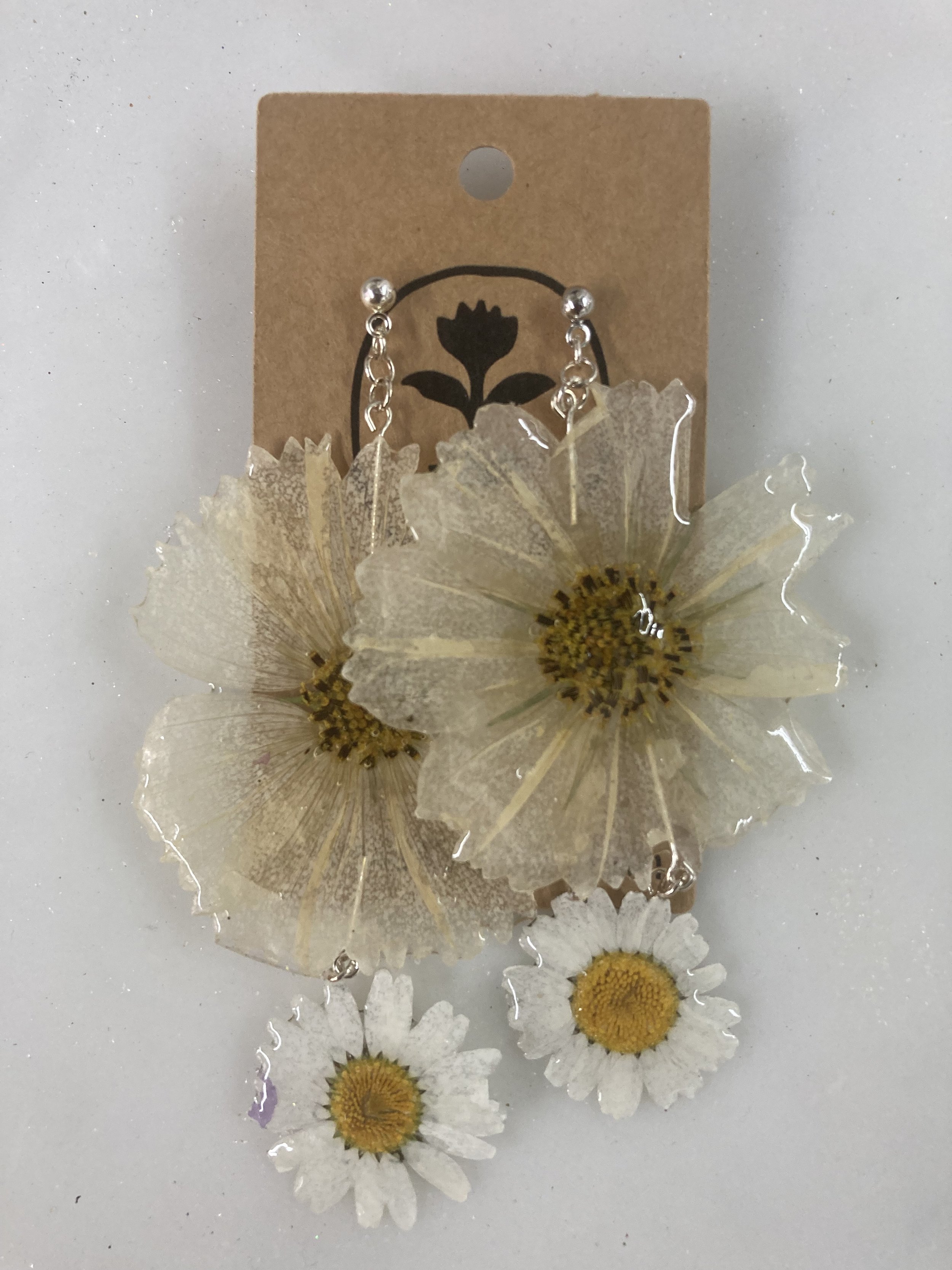 Tiered Cosmo Daisy Earrings