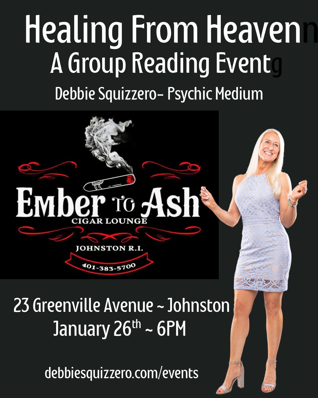 An evening with medium Debbie Squizzero